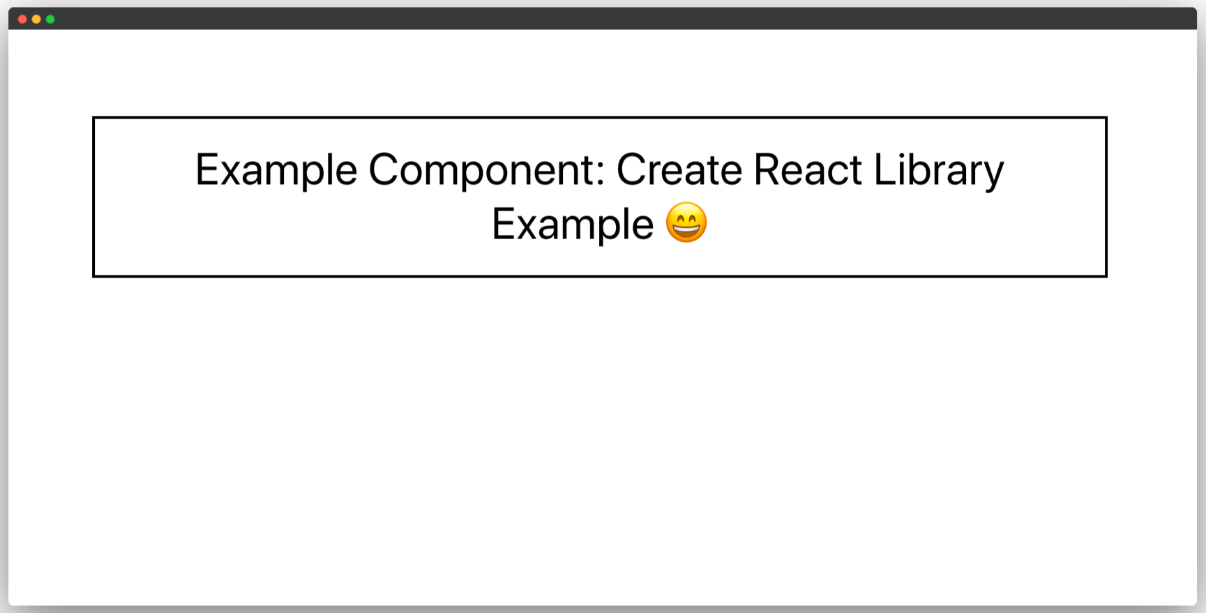 Sample create-react-app application